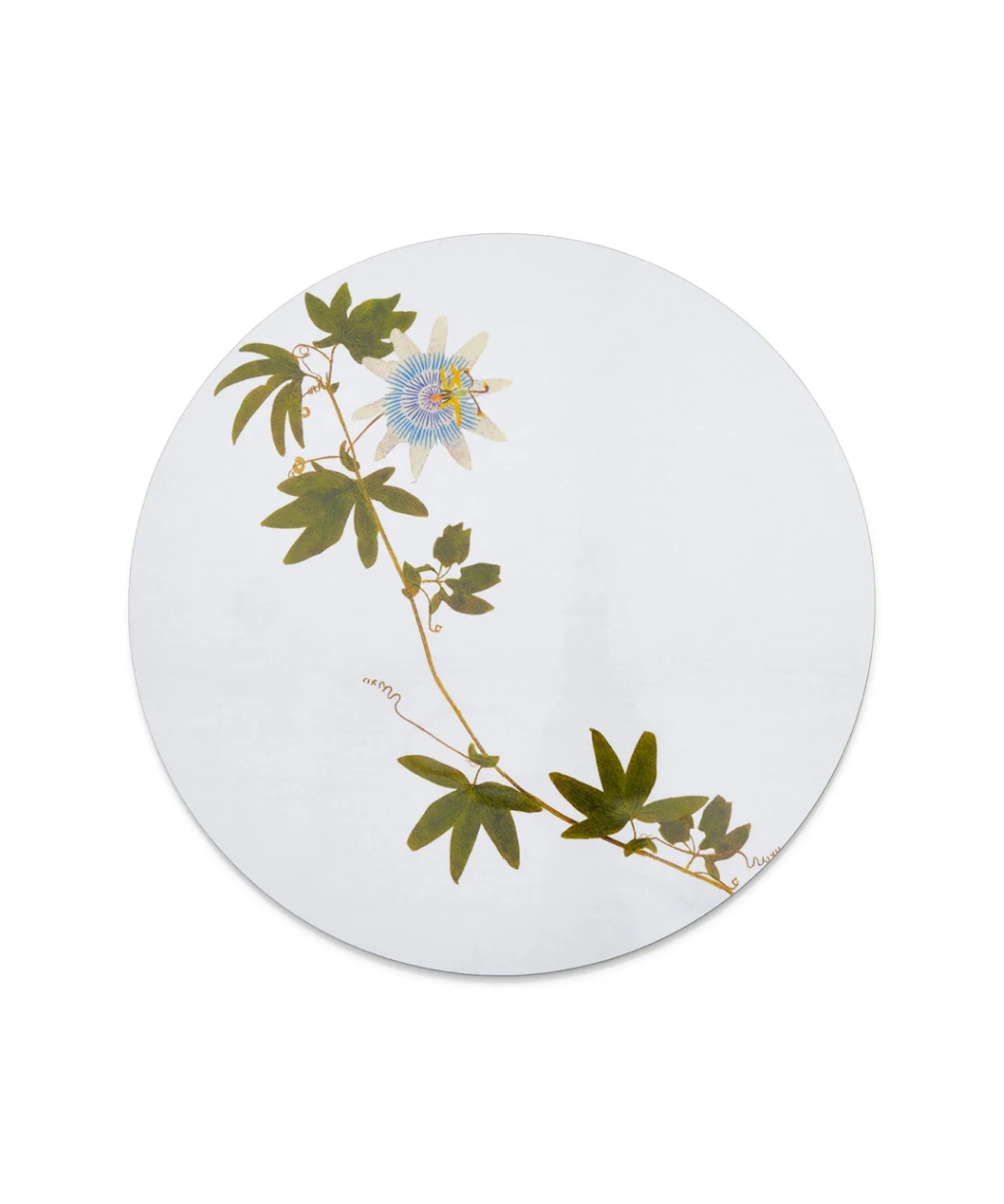 Summerill & Bishop 'Passiflora' Round Cork-Backed Placemat