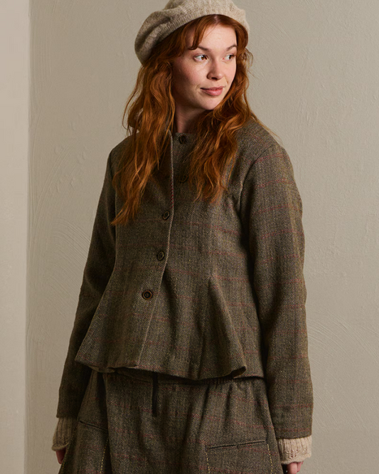 Ewa i Walla 'Tilly' Wool Jacket - Herringbone