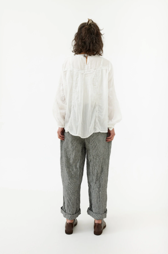 Metta Alice Blouse - White Cotton Lace