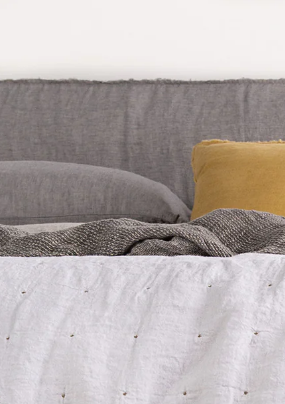 Hale Mercantile 'Basix' Linen Coverlet