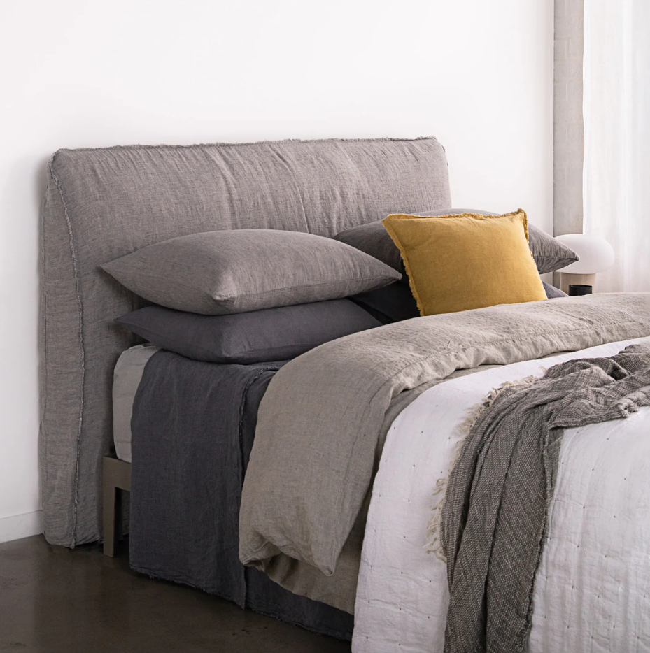 Hale Mercantile 'Flocca' Square Linen Cushion