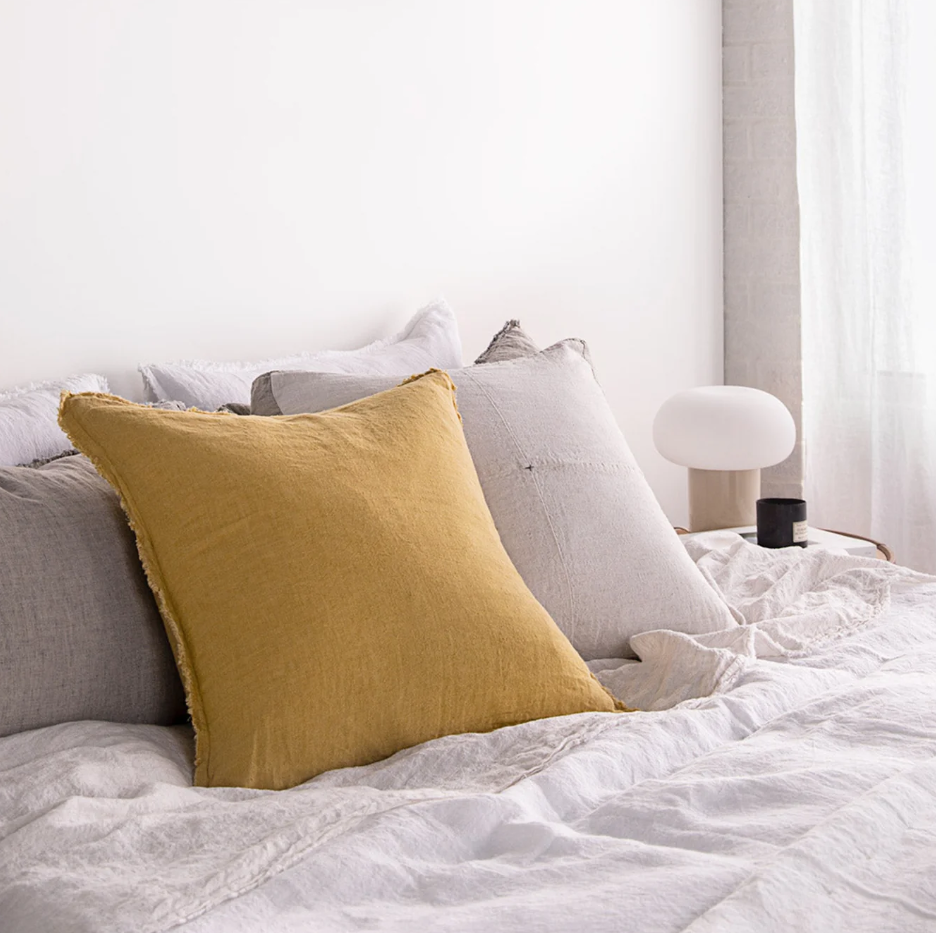 Hale Mercantile 'Flocca' Square Linen Cushion