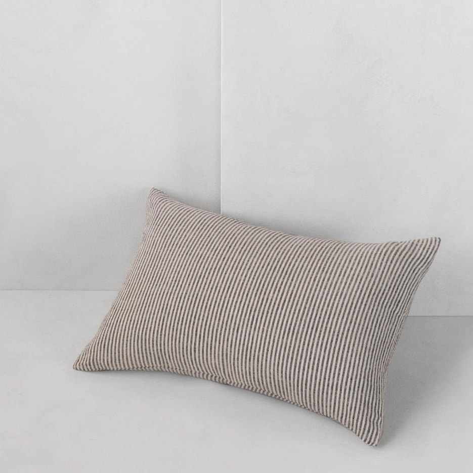 Hale Mercantile 'Basix' Stripe Linen Rectangle Cushion