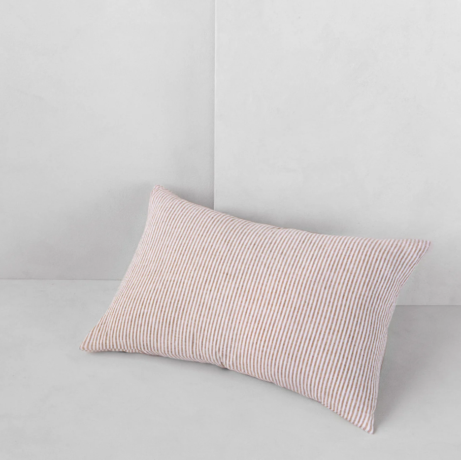 Hale Mercantile 'Basix' Stripe Linen Rectangle Cushion