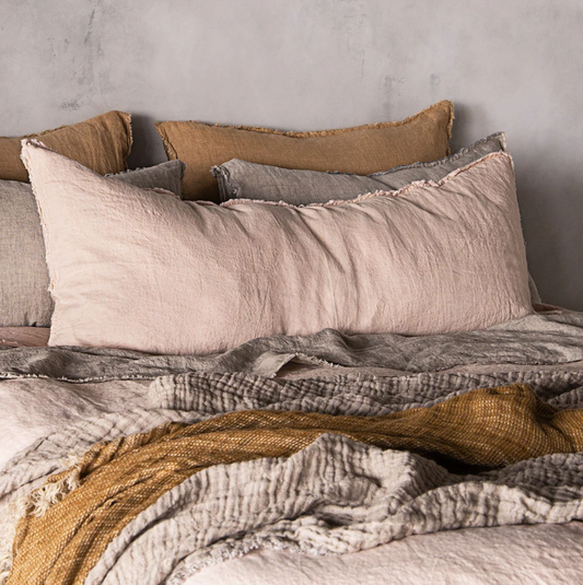 Hale Mercantile 'Flocca' Linen Long Body Pillow