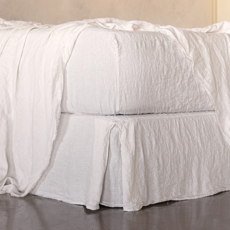 Hale Mercantile 'Basix' Linen Bed Skirt/Valance