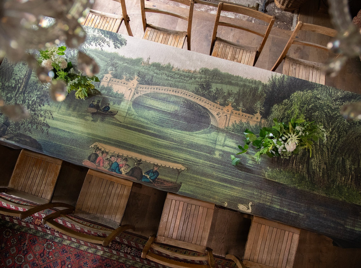 Summerill & Bishop x John Derian 'Central Park' Linen Tablecloth