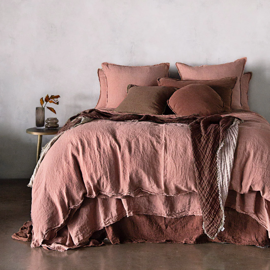 Hale Mercantile 'Flocca' Linen Standard Pillowcase