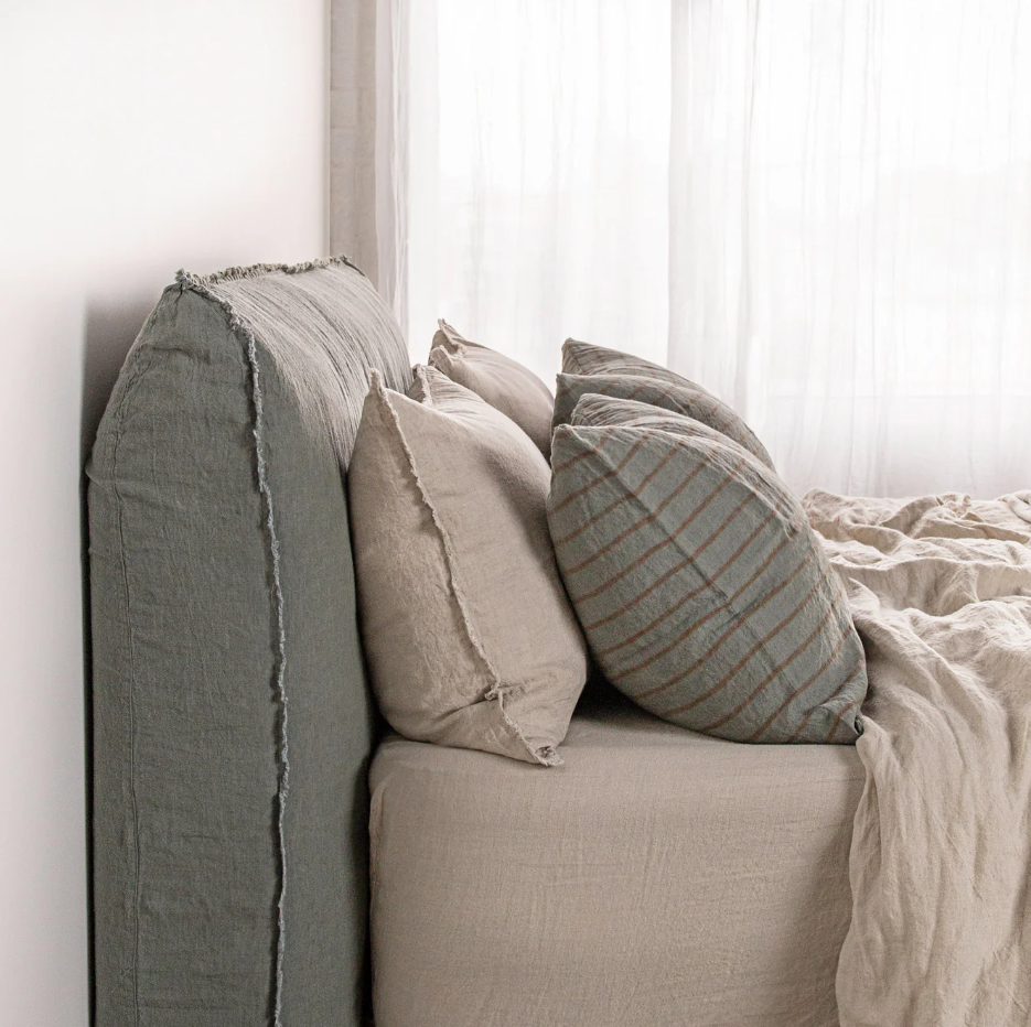 Hale Mercantile 'Flocca' Linen Standard Pillowcase