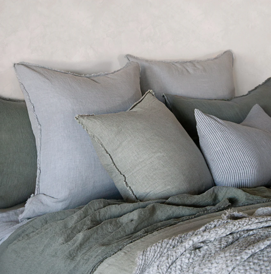 Hale Mercantile 'Flocca' Linen European Pillowcase