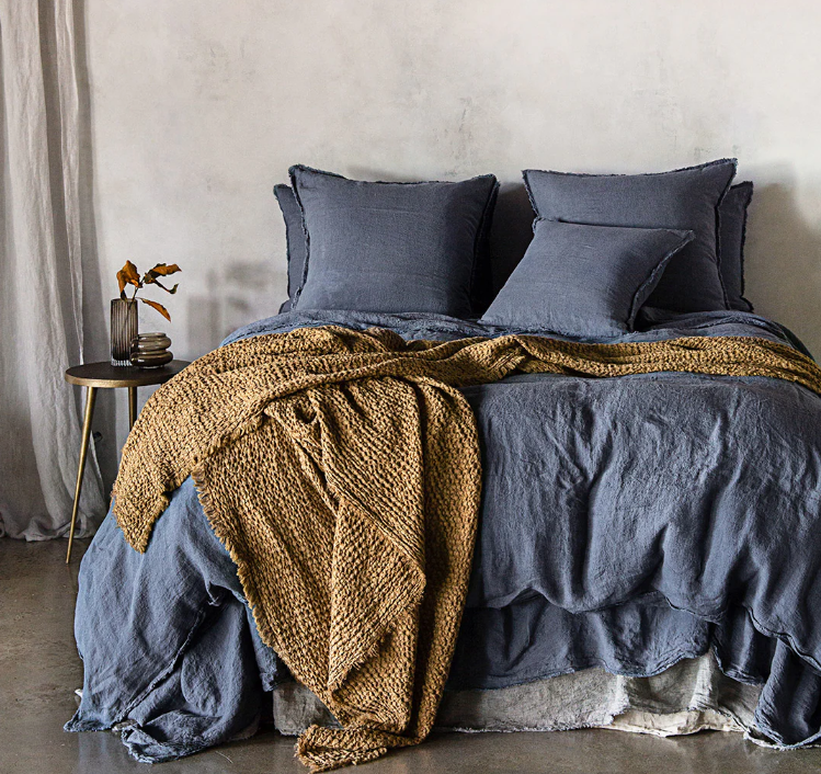 Hale Mercantile 'Flocca' Linen European Pillowcase