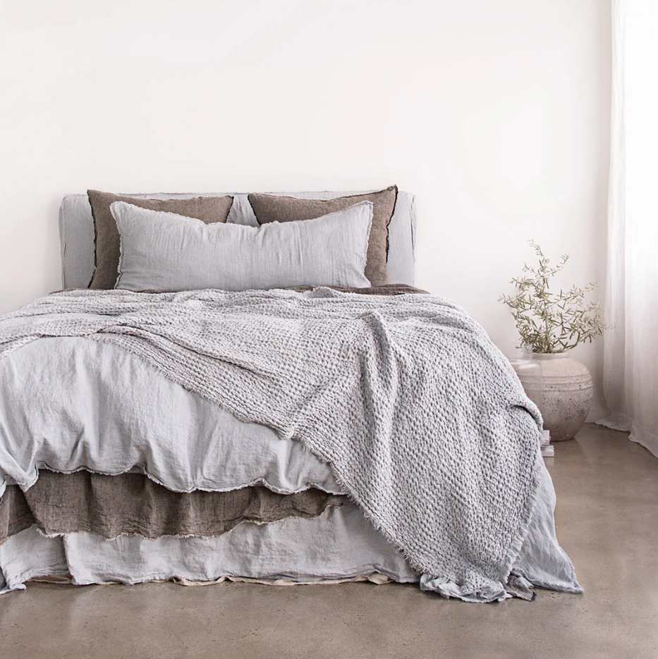 Hale Mercantile 'Flocca' Linen European Pillowcase