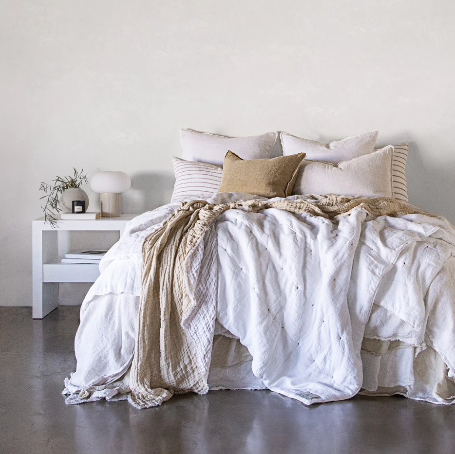 Hale Mercantile 'Flocca' Linen European Pillowcase