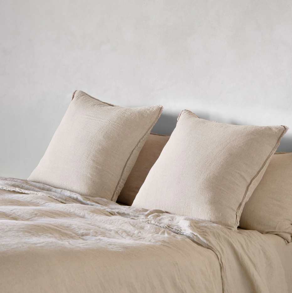 Hale Mercantile 'Flocca' Linen European Pillowcase