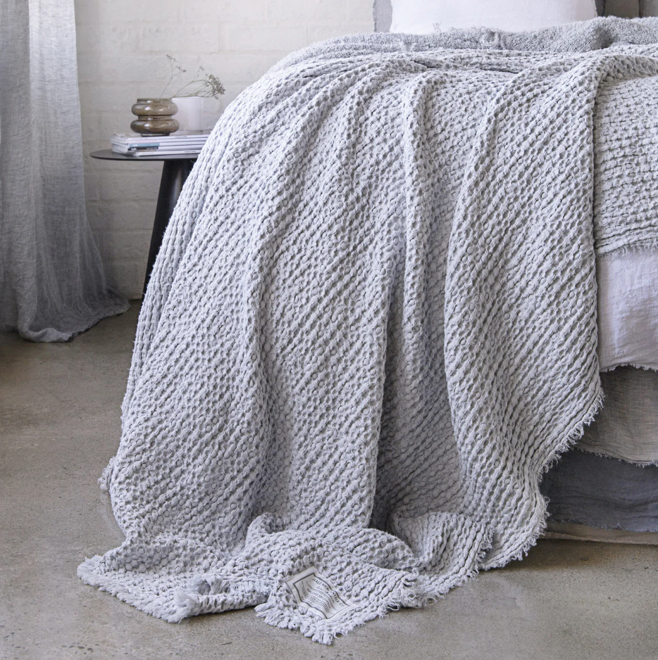 Hale Mercantile 'Flocca' Linen Blanket