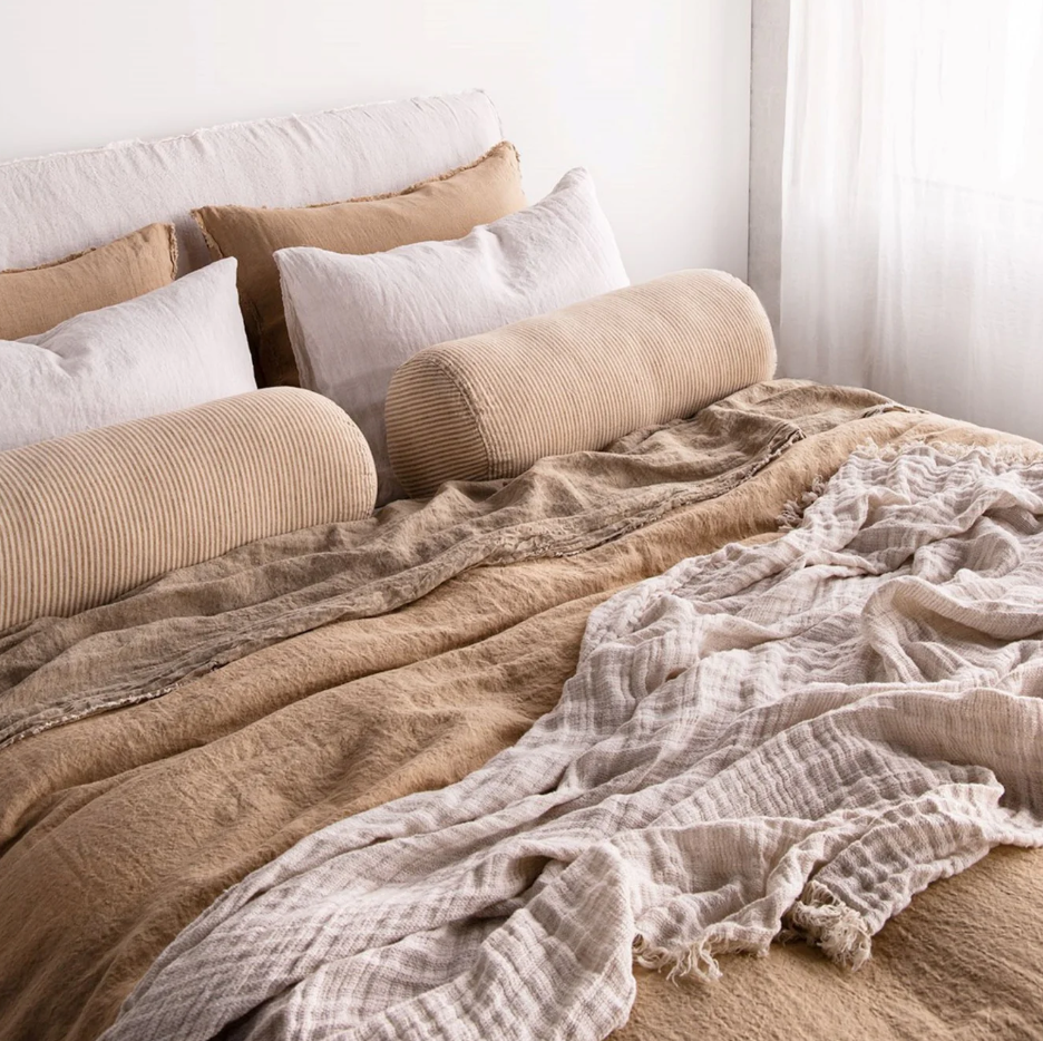 Hale Mercantile 'Crush' Linen Throw Blanket