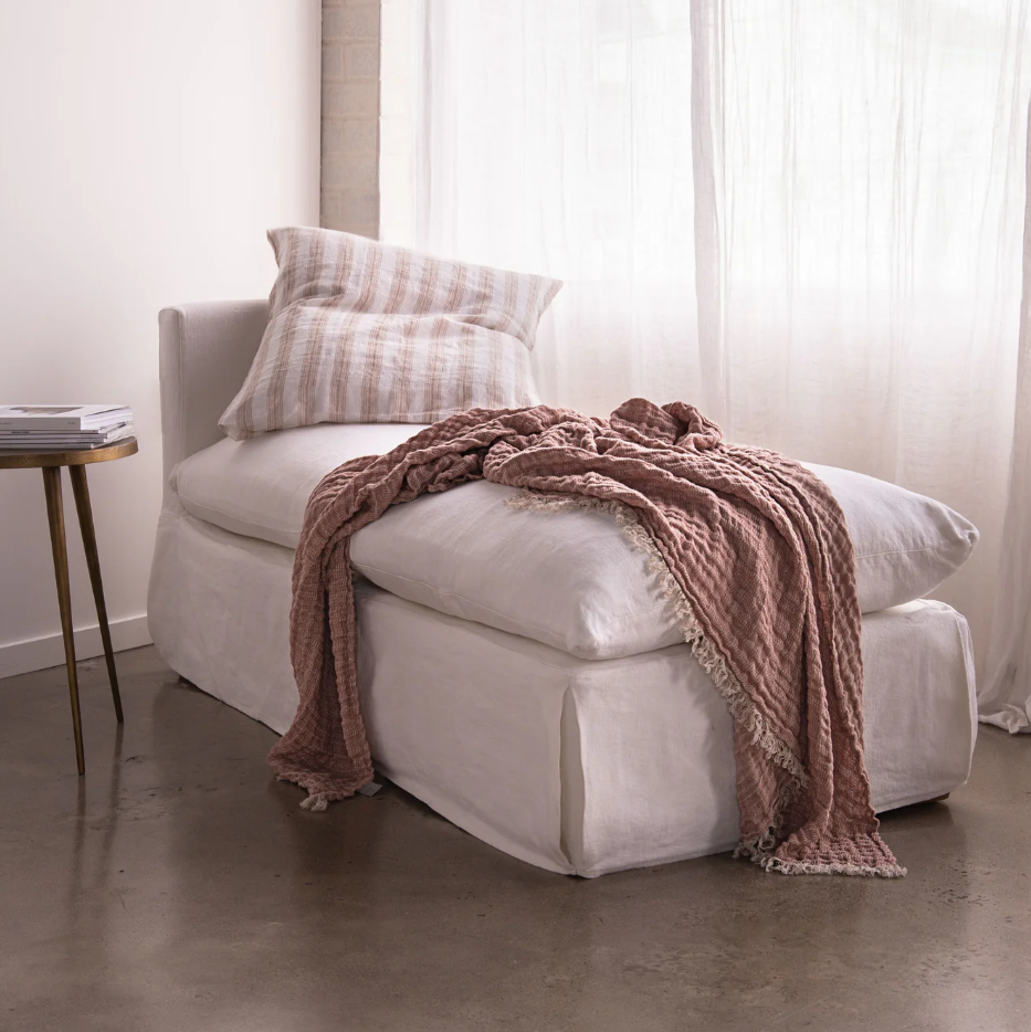 Hale Mercantile 'Crush' Linen Throw Blanket