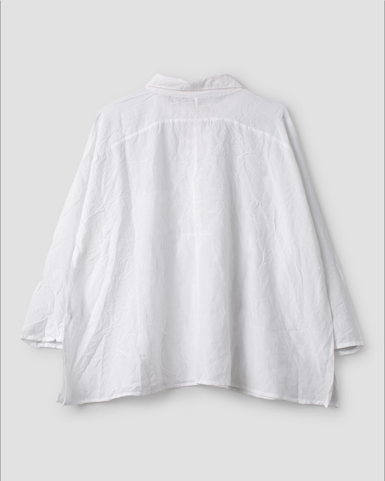 Ewa i Walla 'Eris' Long Sleeve Blouse With Buttons In White