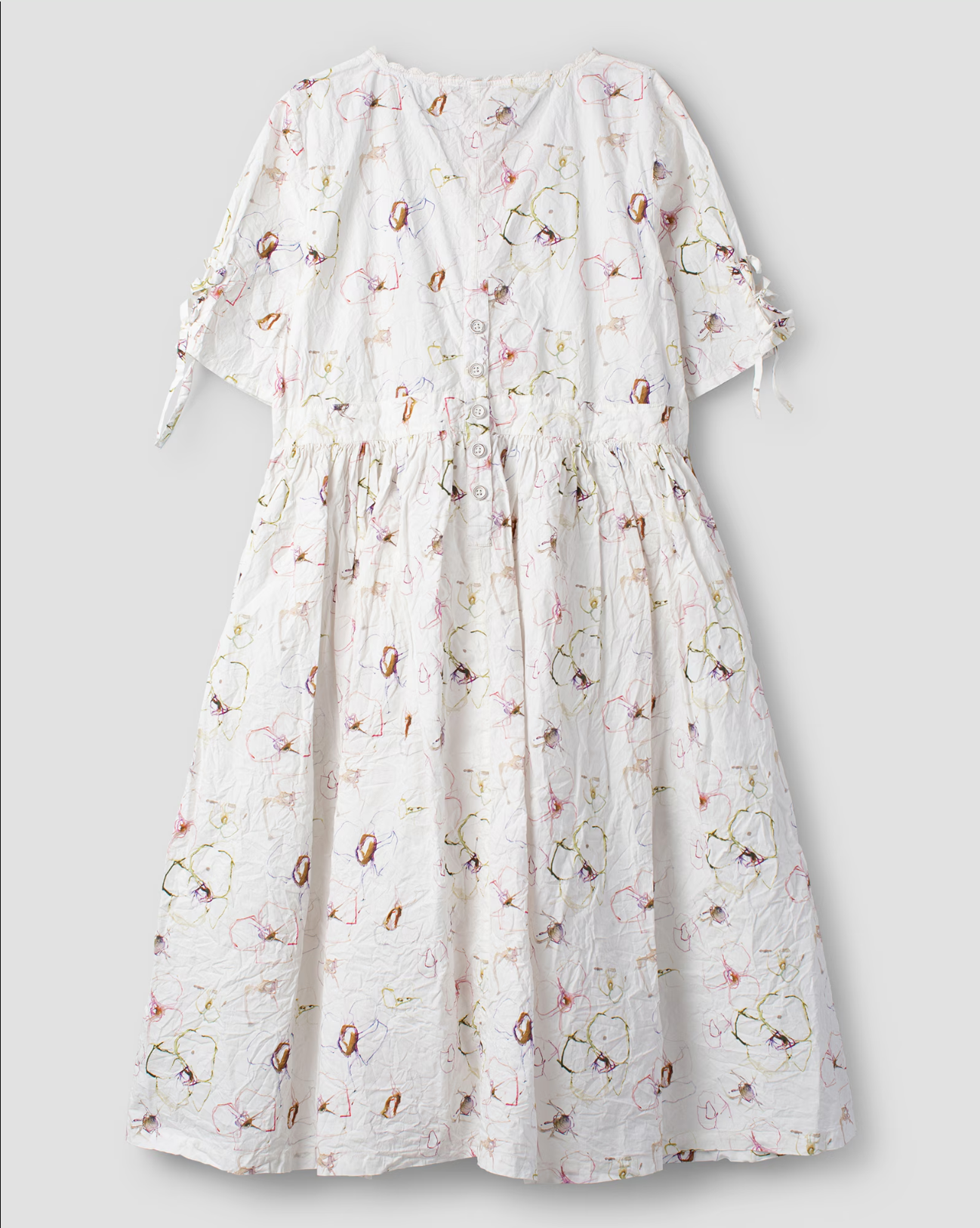 Ewa i Walla 'Gull-Britt' Flower Dress With Lace Details