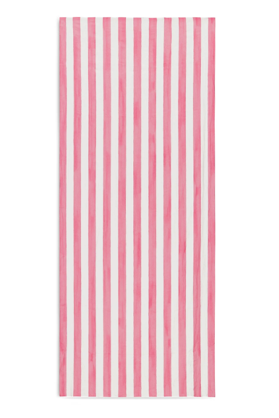 Summerill & Bishop 'Pink & White Stripe' Linen Tablecloth