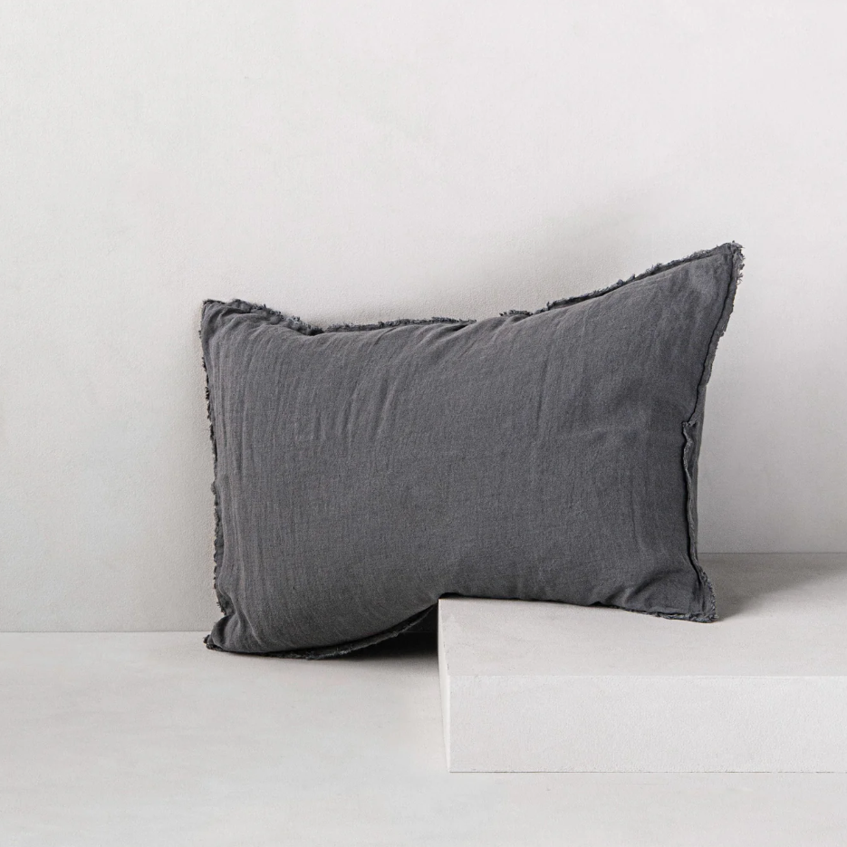 Hale Mercantile 'Flocca' Linen Standard Pillowcase