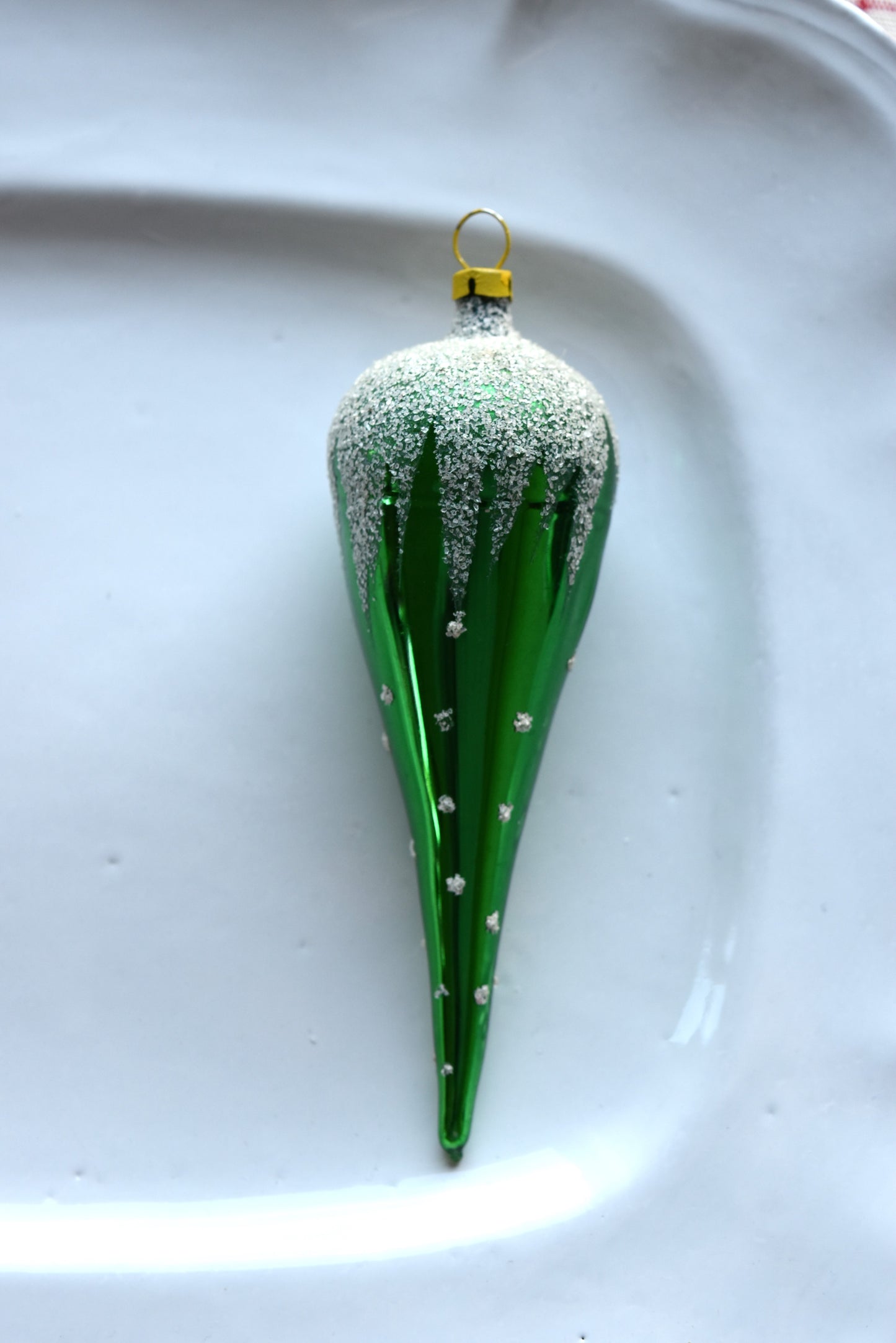 Vintage European Ornament - Bright Icicles