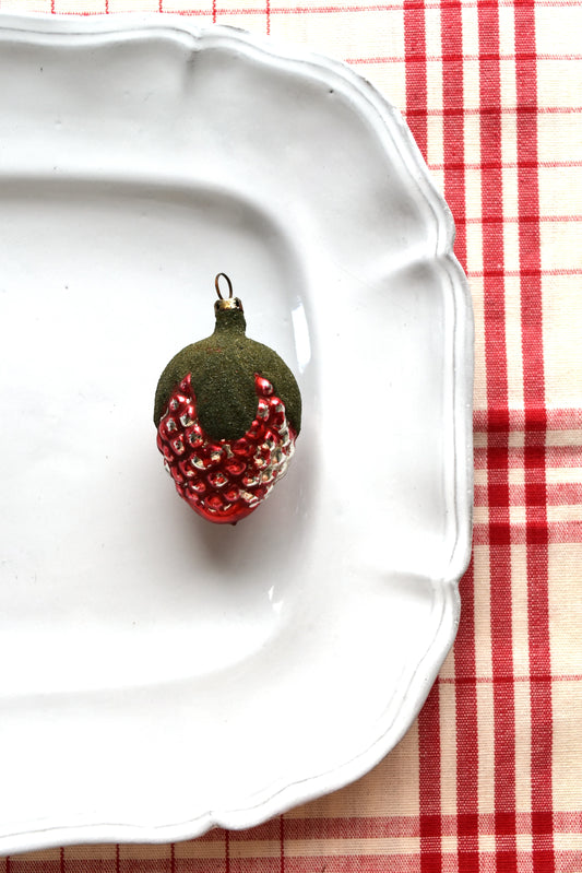 Vintage European Ornament - Strawberry