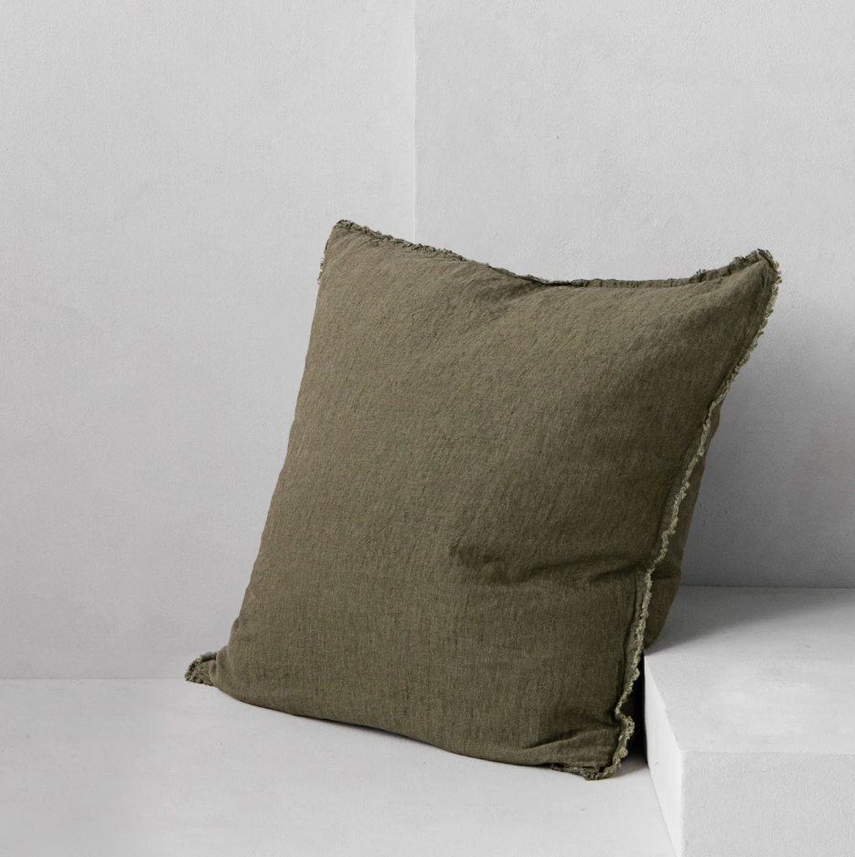 Hale Mercantile 'Flocca' Linen European Pillowcase