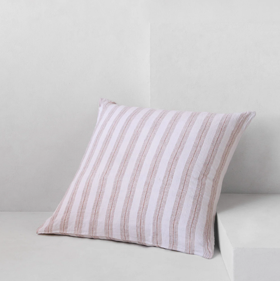 Hale Mercantile 'Basix' Stripe European Linen Pillowcase