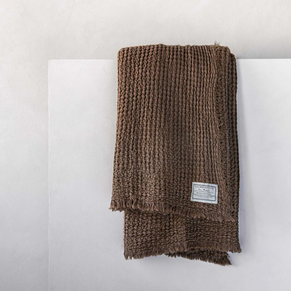 Hale Mercantile 'Flocca' Linen Blanket