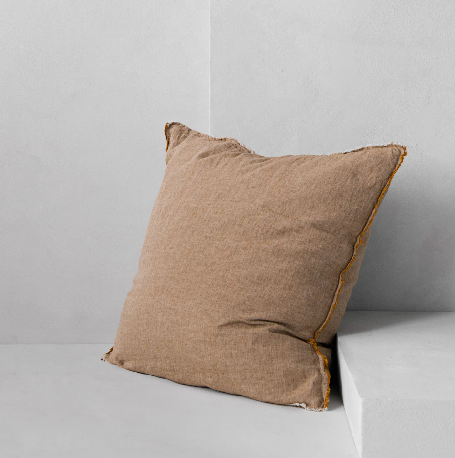 Hale Mercantile 'Flocca' Linen European Pillowcase