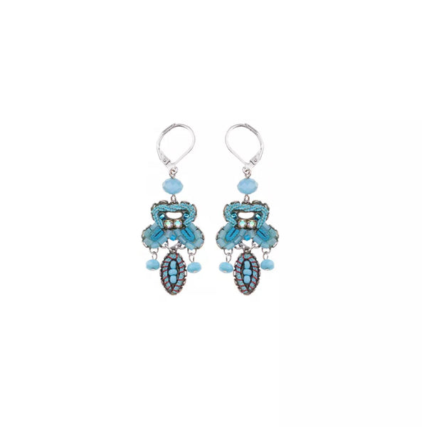 Ayala Bar Blue Sky Earrings Lily Pond