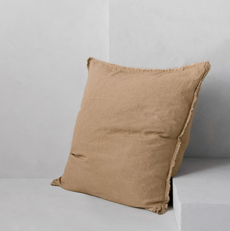 Hale Mercantile 'Flocca' Linen European Pillowcase