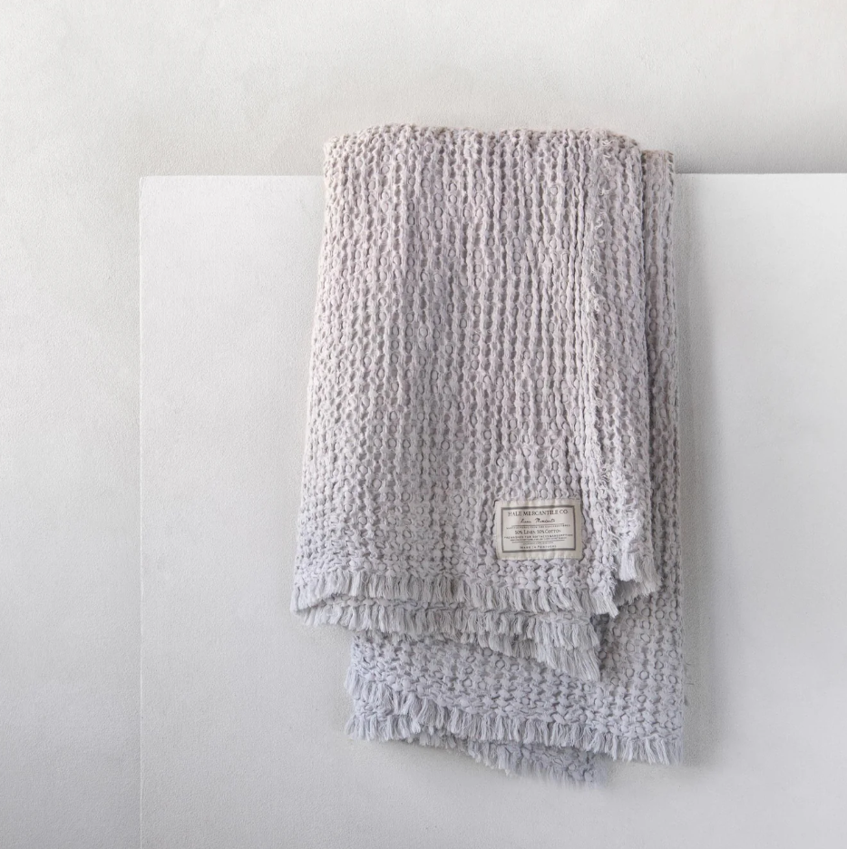 Hale Mercantile 'Flocca' Linen Blanket