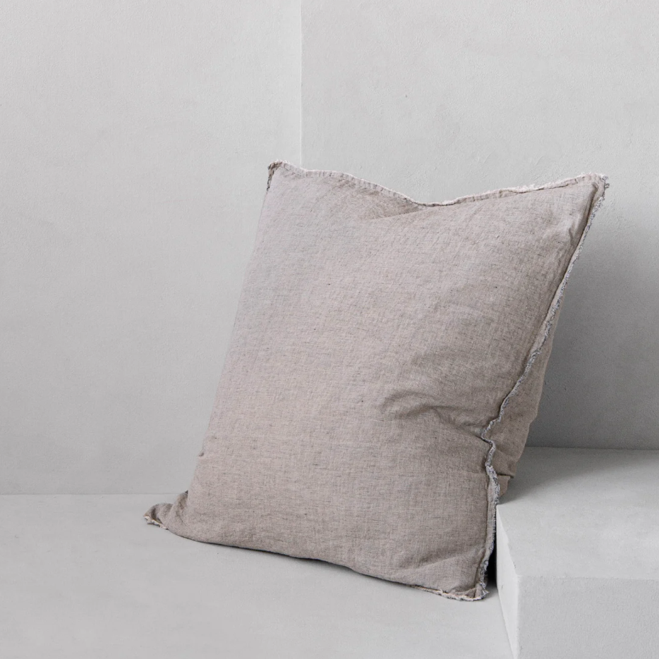 Hale Mercantile 'Flocca' Linen European Pillowcase