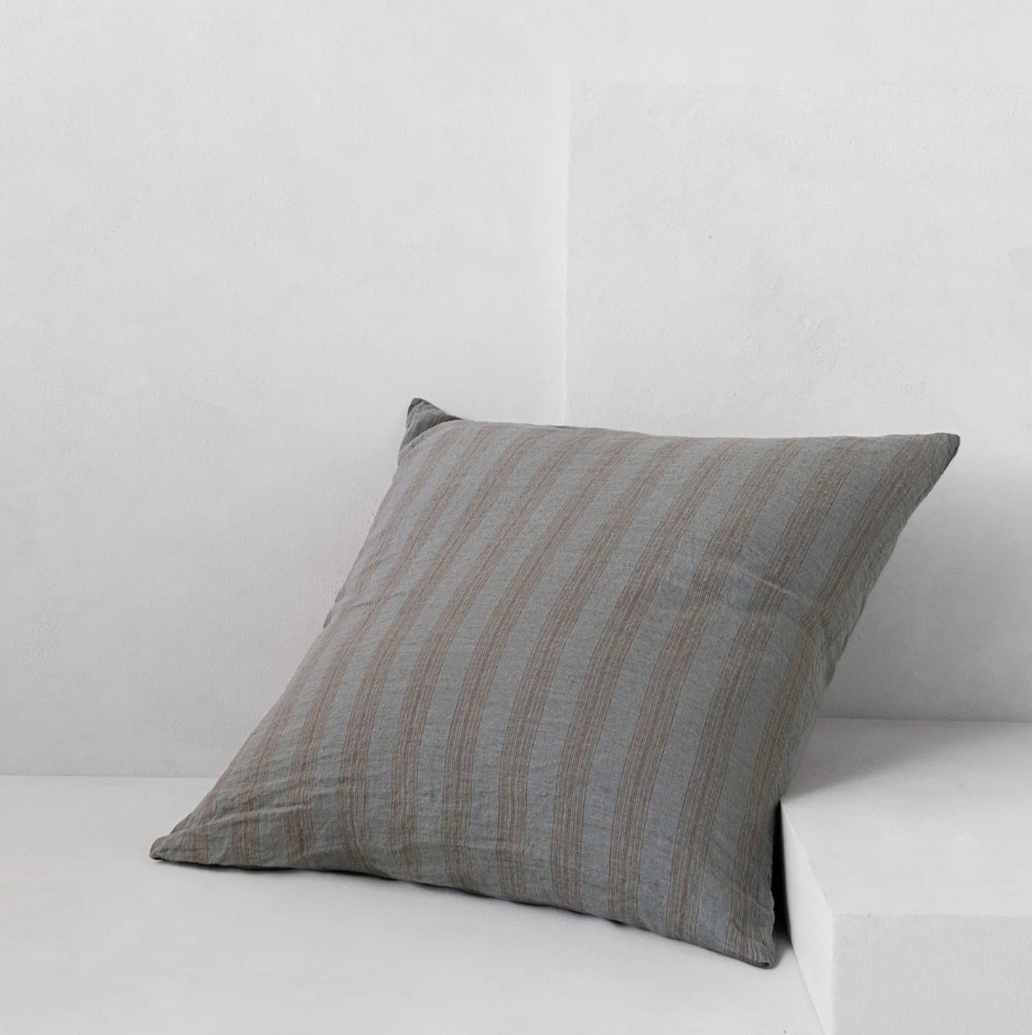 Hale Mercantile 'Basix' Stripe European Linen Pillowcase