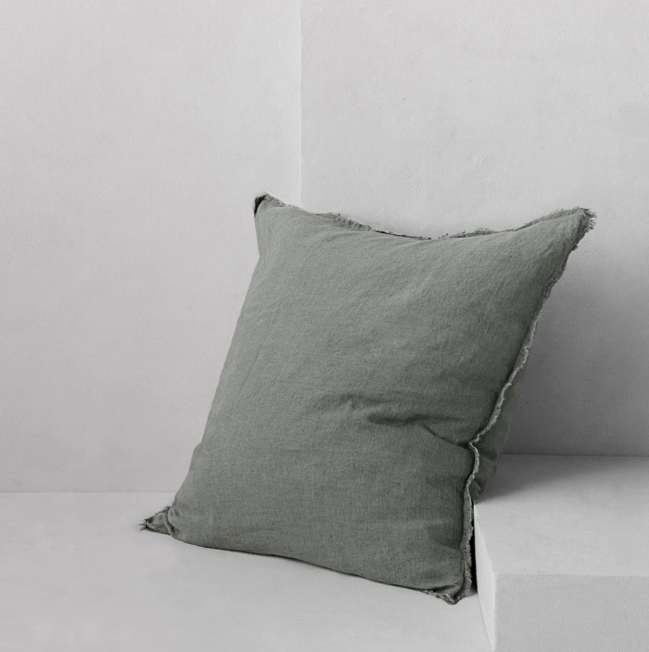 Hale Mercantile 'Flocca' Linen European Pillowcase