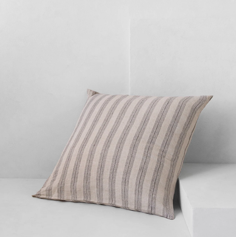 Hale Mercantile 'Basix' Stripe European Linen Pillowcase