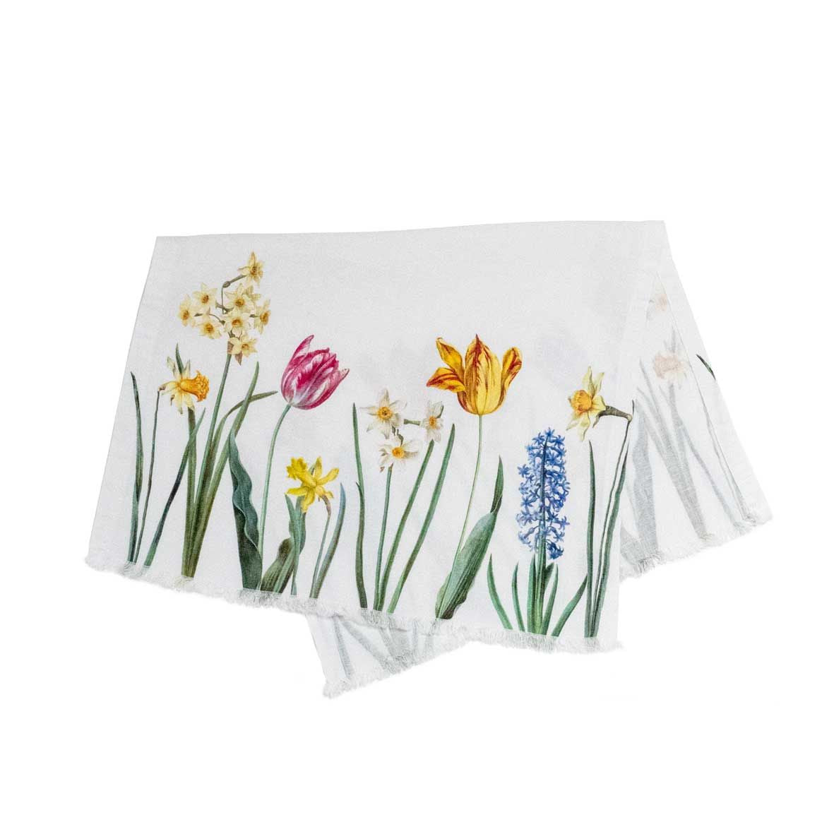 European Linen 'Early Flowers' Hand Towel