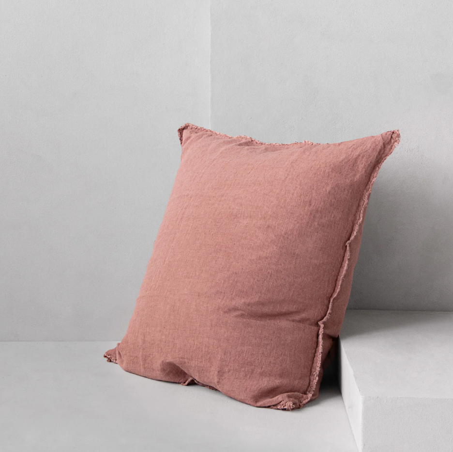 Hale Mercantile 'Flocca' Linen European Pillowcase