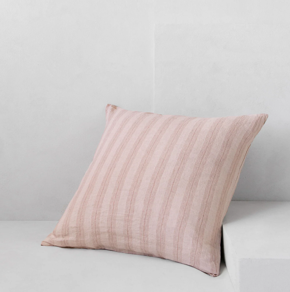 Hale Mercantile 'Basix' Stripe European Linen Pillowcase