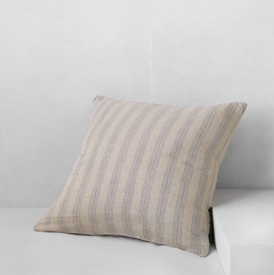 Hale Mercantile 'Basix' Stripe European Linen Pillowcase