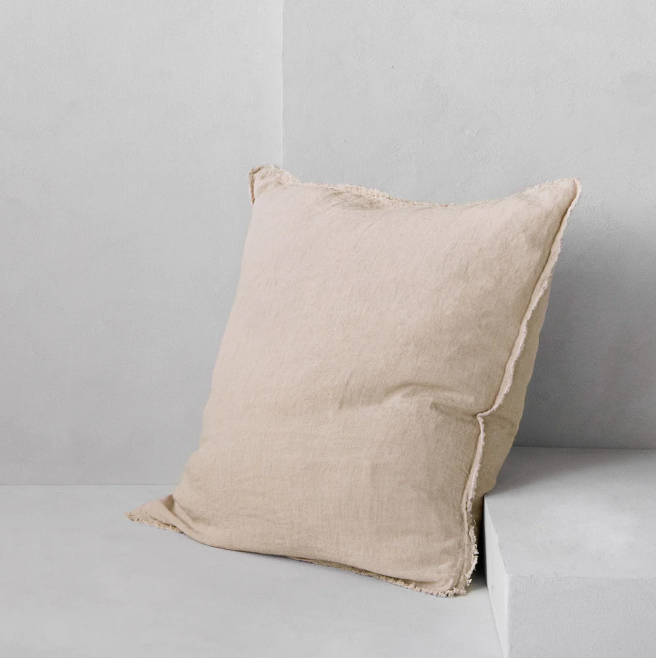 Hale Mercantile 'Flocca' Linen European Pillowcase