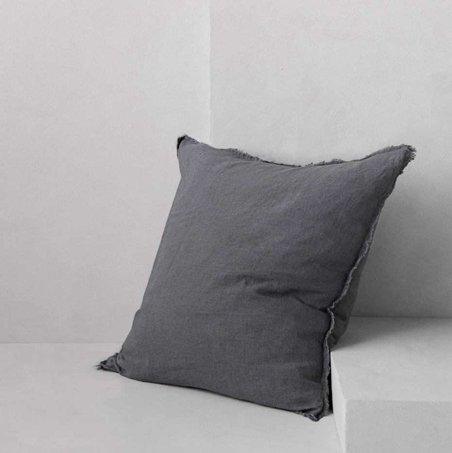 Hale Mercantile 'Flocca' Linen European Pillowcase