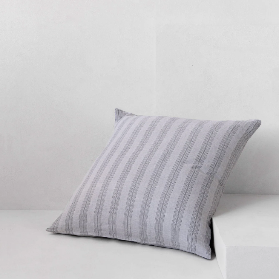 Hale Mercantile 'Basix' Stripe European Linen Pillowcase