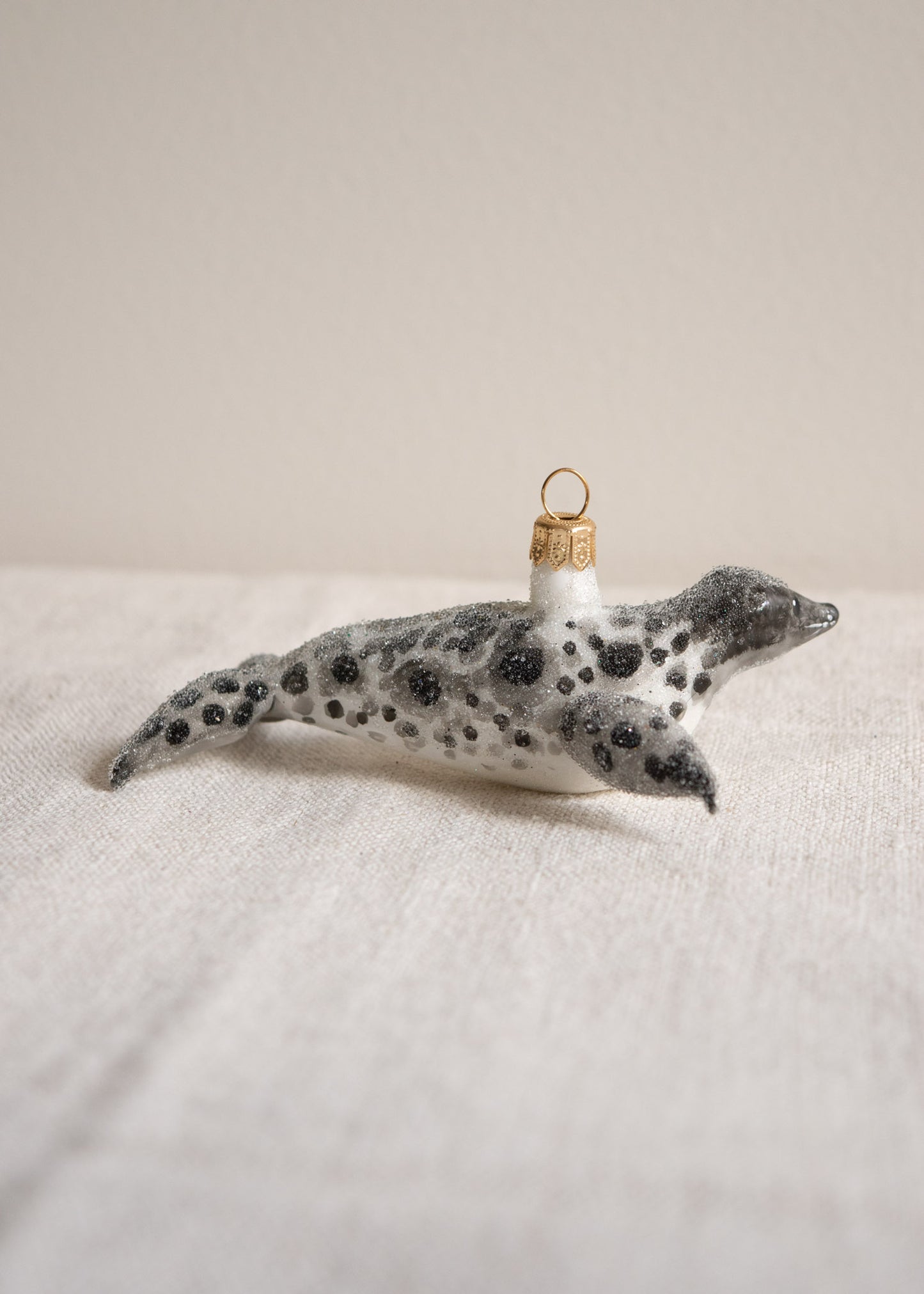 Polish Glass Christmas Ornament - Spotted Seal