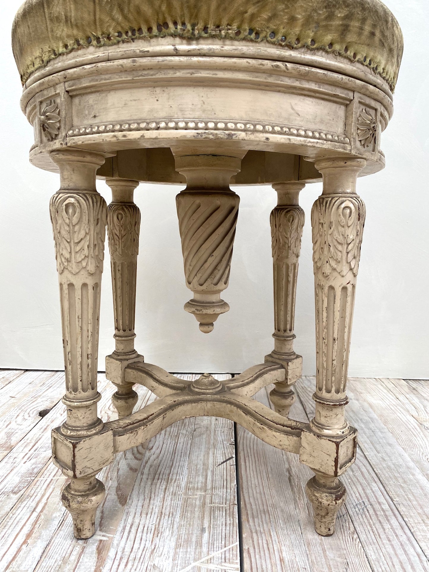 Antique French Louis XVI Boudoir Stool