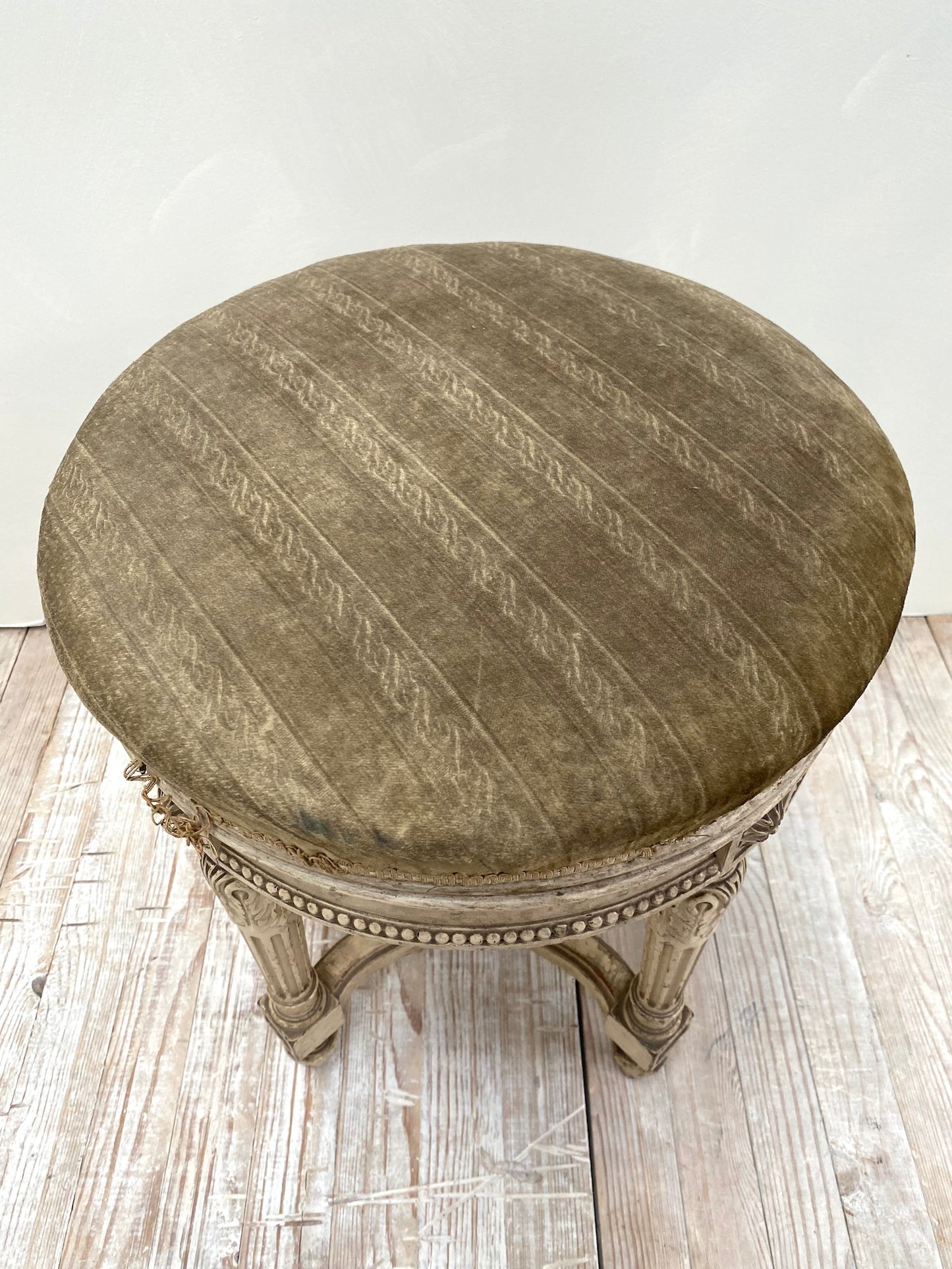 Antique French Louis XVI Boudoir Stool