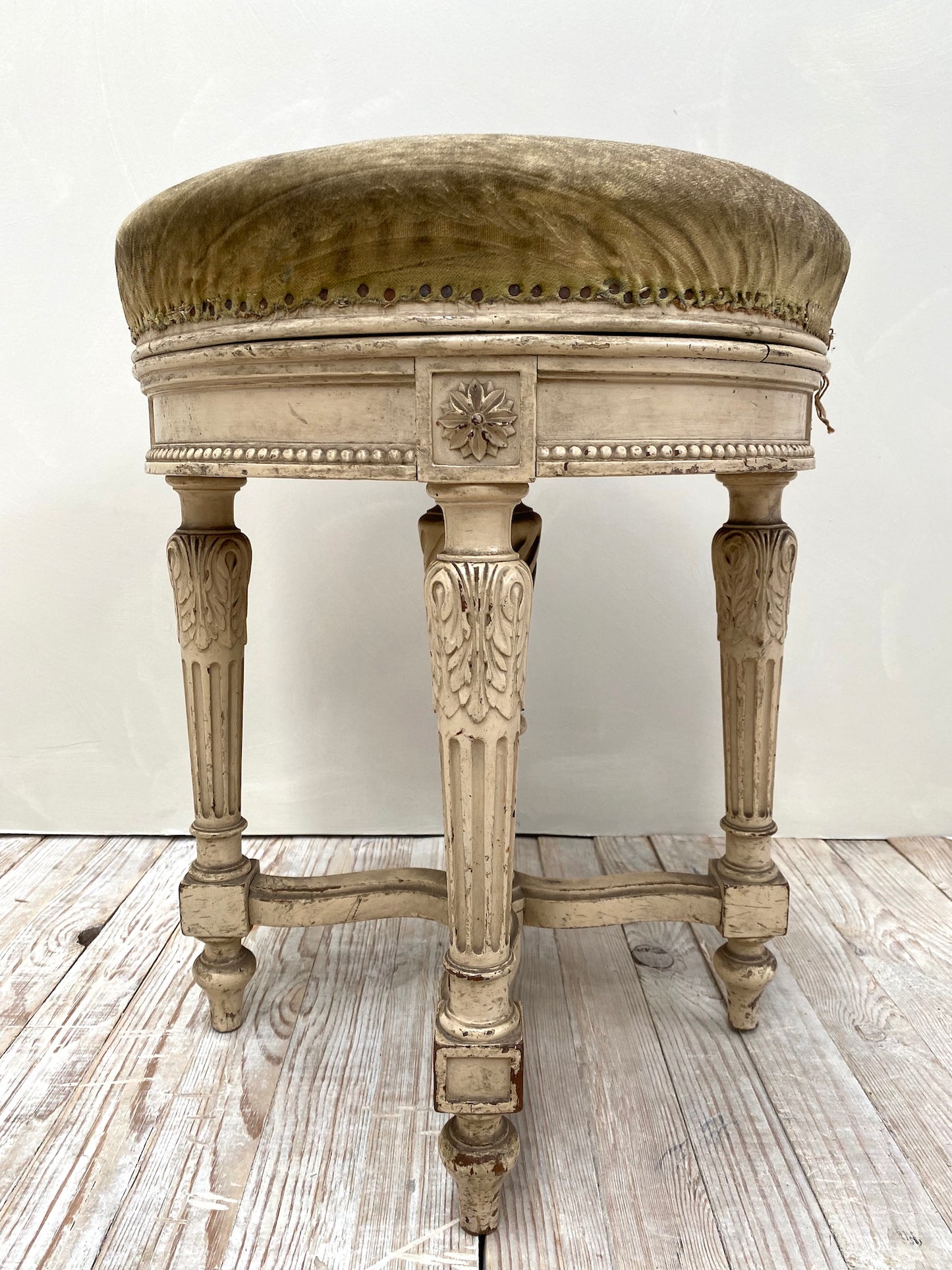 Antique French Louis XVI Boudoir Stool