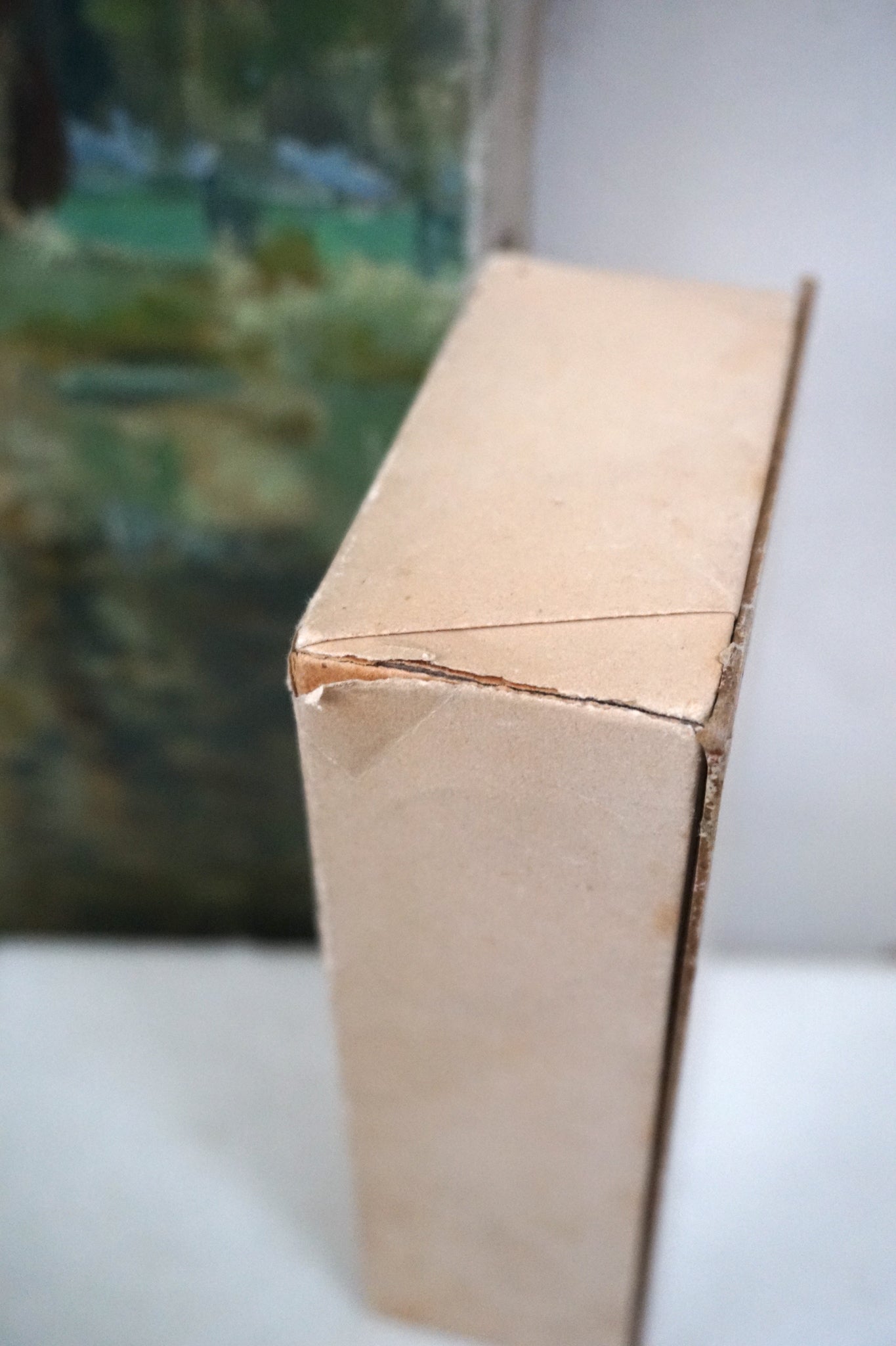 Antique French Paper Covered Box